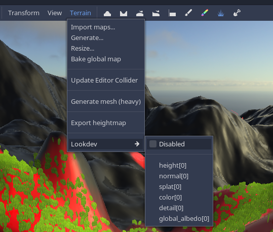 Screenshot of detail map seen with lookdev shader